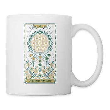 Spirituality Lotus Flower Spiritually Protected - Mug - white - Right
