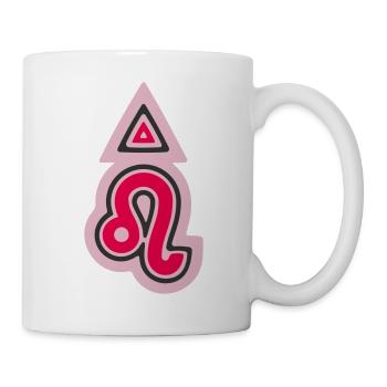 Zodiac Tribal Leo and Fire - Mug - white - Right
