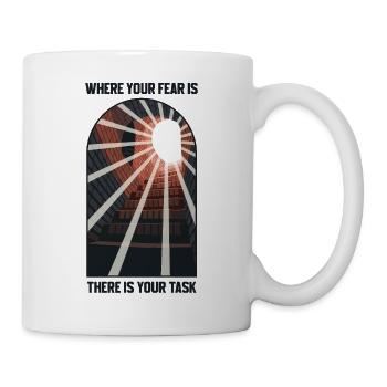 Fear as a signpost: solution - Mug - white - Right