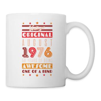 Vintage 1976: 50 years - Mug - white - Right
