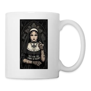 Gothic Nun Tattoo Collection - Mug - white - Right