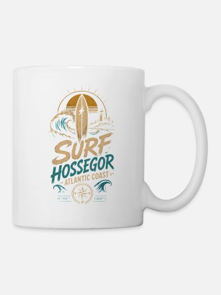 Hossegor Surfen - Tasse - Weiß