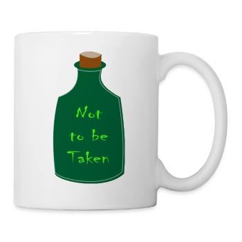 Nicht zu nehmen Halloween-Trankflasche - Tasse - Weiß - Rechts