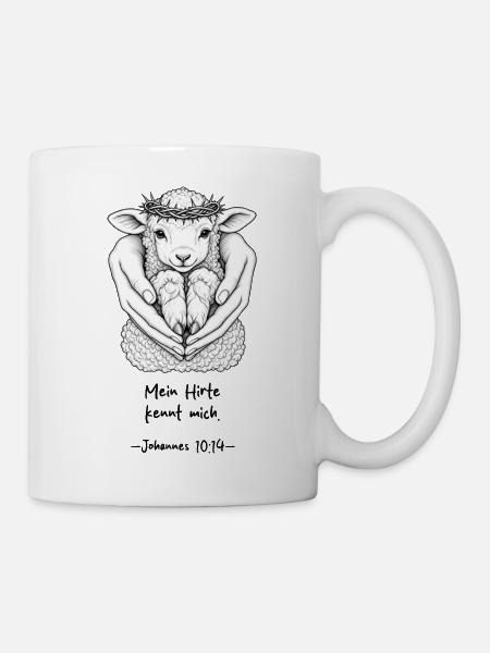 Jesus – Der gute Hirte - Tasse - Weiß