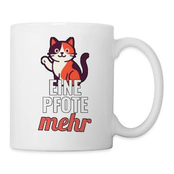 Adoption einer Katze Geschenk für Katzenfans - Tasse - Weiß - Rechts