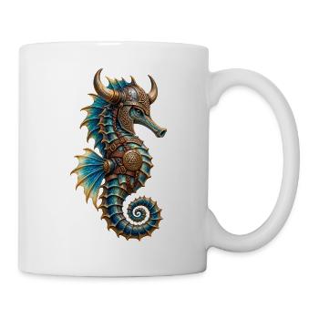 Wikinger-Seepferdchen - Tasse - Weiß - Rechts