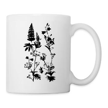 WIESENPFLANZEN - Tasse - Weiß - Rechts