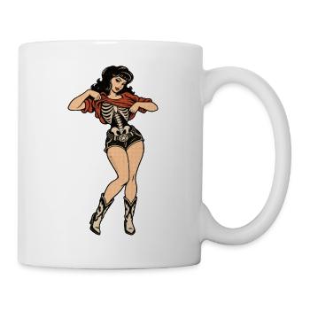 BIS AUF DIE KNOCHEN ABSTREIFEN - Tasse - Weiß - Rechts