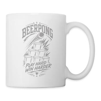 Beer Pong - Tasse - Weiß - Rechts