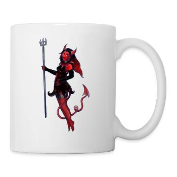 Crimson Devil Verführerin - Tasse - Weiß - Rechts
