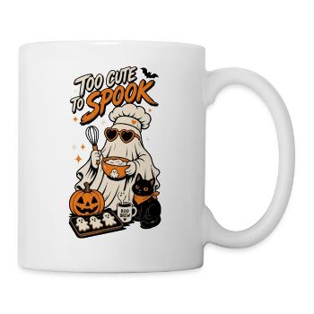 Halloween Backgeist – Too Cute to Spook - Tasse - Weiß - Rechts