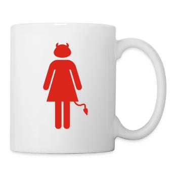 Démon - Mug blanc - blanc - Droite