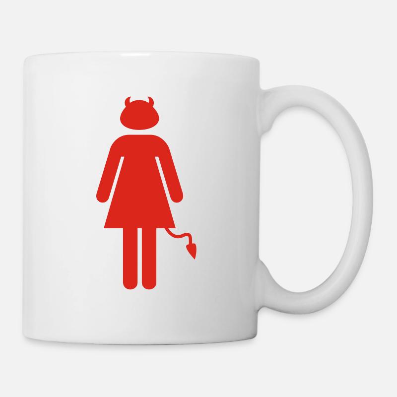 Devil Woman - Tasse - Weiß