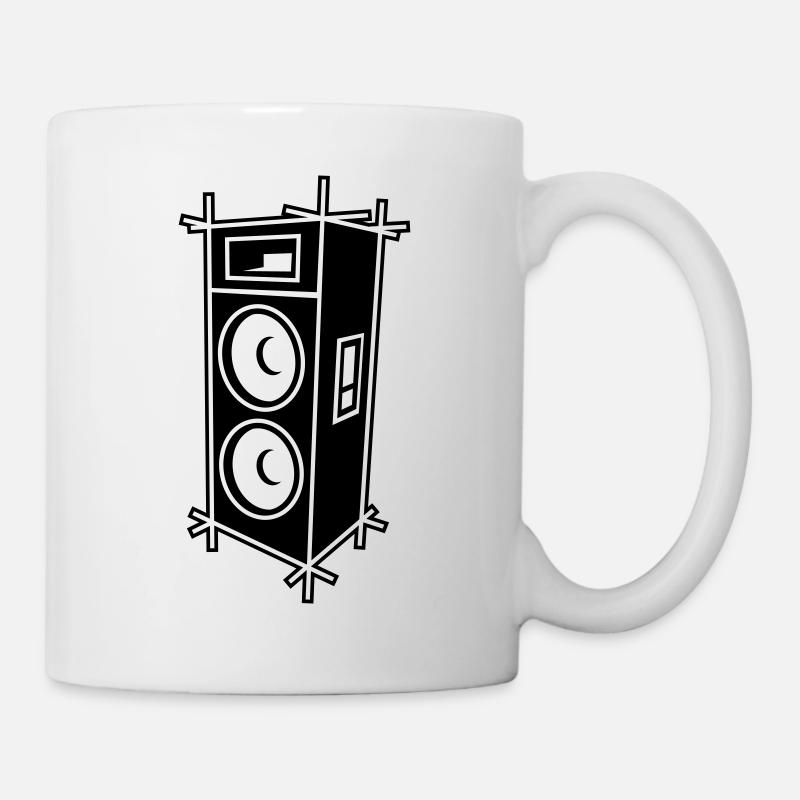 enceinte_inv - Mug blanc - blanc