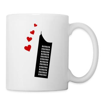 Leipzig Uniriese MDR Gebäude - Tasse - Weiß - Rechts