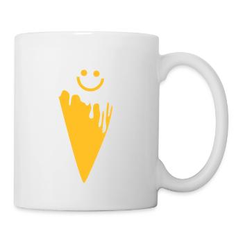 happy ice cream - Tasse - Weiß - Rechts