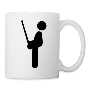 RC Flieger Pictogramm - Tasse - Weiß - Rechts
