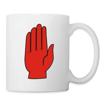 red_hand - Mug - white - Right