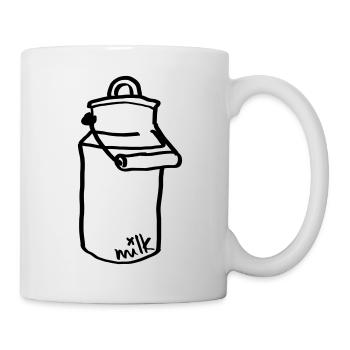 milkkanne - Tasse - Weiß - Rechts
