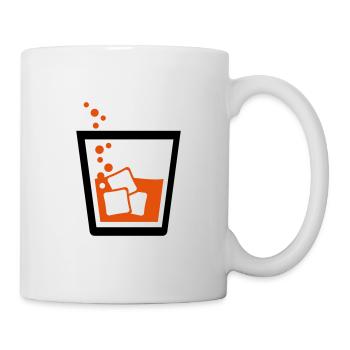 Whiskey - Geschenk zum Männertag - Tasse - Weiß - Rechts