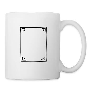 Rahmen - Tasse - Weiß - Rechts