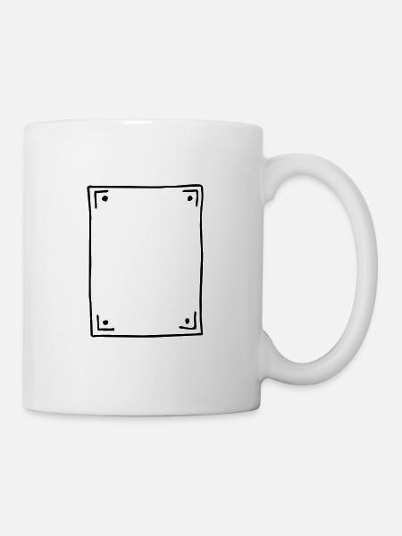 Rahmen - Tasse - Weiß