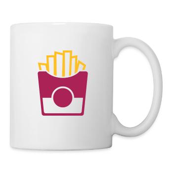 Pommer Frites - Tasse - Weiß - Rechts