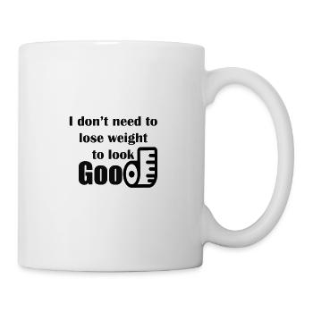 Pas de perte de poids - Mug blanc - blanc - Droite
