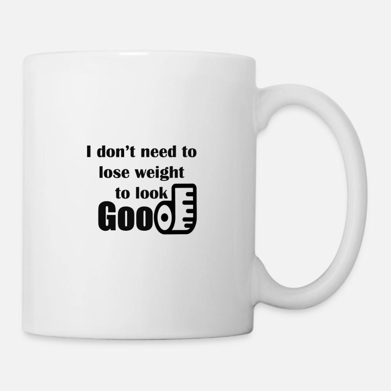 Nicht Abnehmen - Tasse - Weiß
