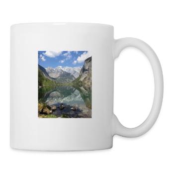 Montagne et lac en Bavière - Mug blanc - blanc - Droite