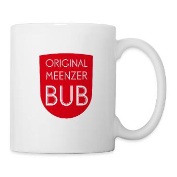Original Meenzer Bub - rot - Tasse - Weiß - Rechts
