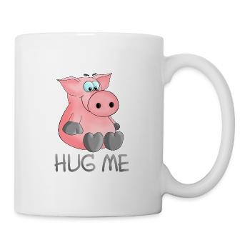 Hug - hug me pig - Mug - white - Right