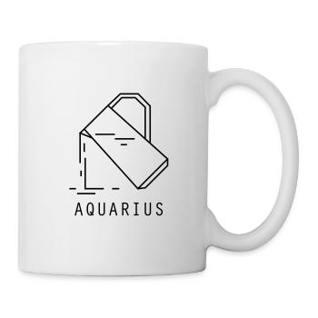 Verseau - Mug blanc - blanc - Droite