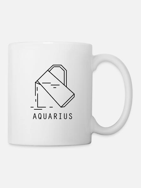 Wassermann - Tasse - Weiß
