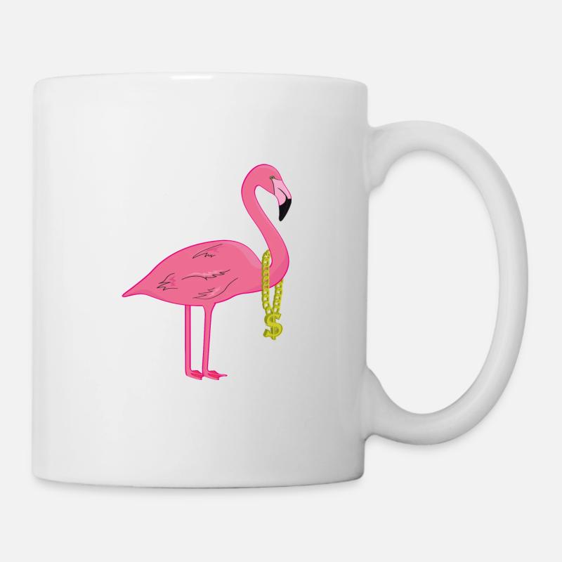 Ghetto Flamingo - Mug - white