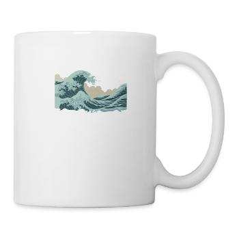 Kawaii Kanagawa Japanese Wave - Mug - white - Right