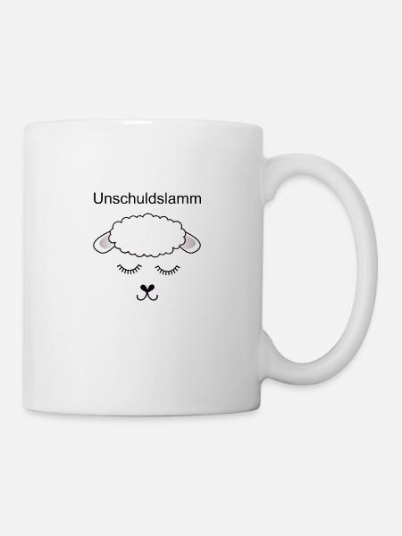 Unschuldslamm Geschenkidee Freundin Kind - Tasse - Weiß
