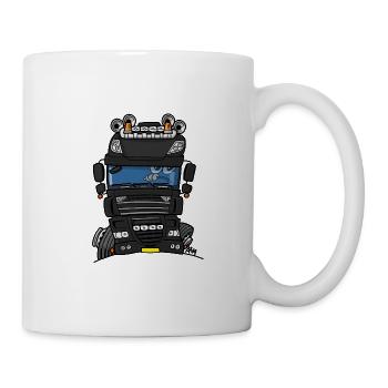0793 D truck black - Mug - white - Right