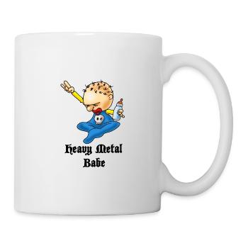 Heavy Metal Babe - Mug blanc - blanc - Droite
