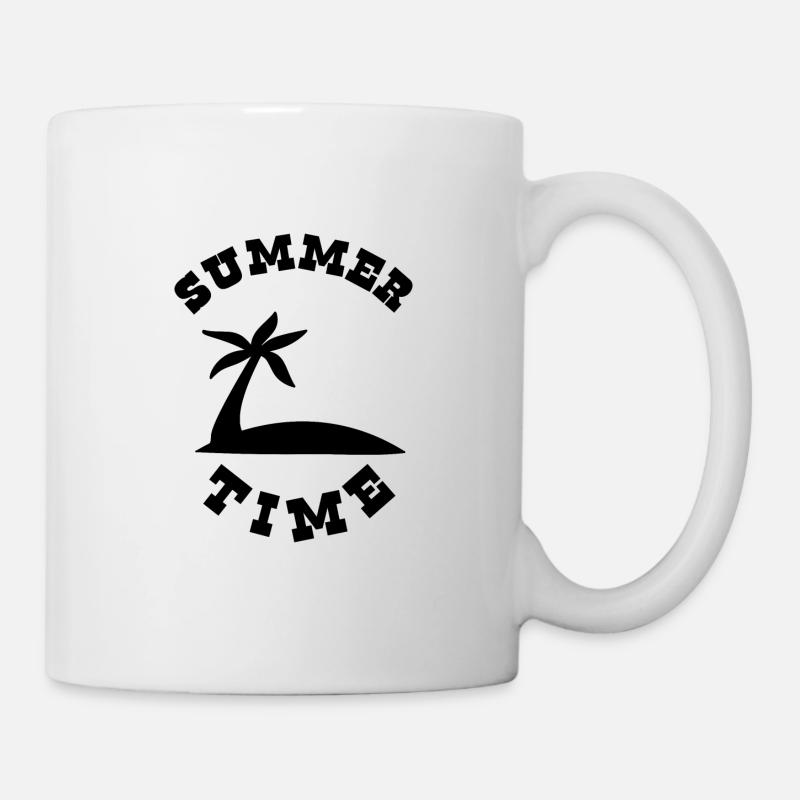Summer Time - Tasse - Weiß
