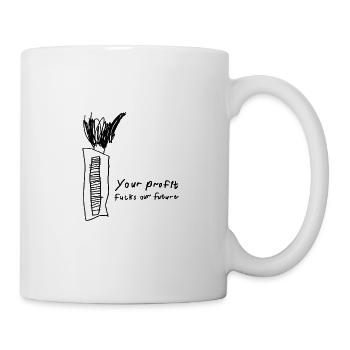 Your Profit F ** ks - Original child drawing - Mug - white - Right