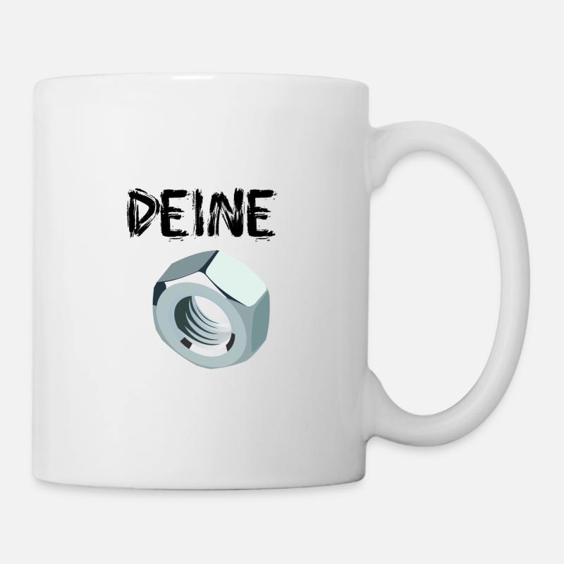 Deine Mutter - Tasse - Weiß