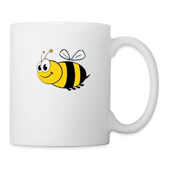 grosse abeille - Mug blanc - blanc - Droite