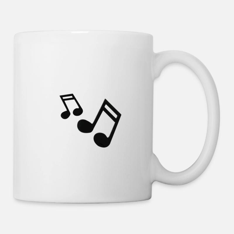 notes de musique notes de musique notes de musique - Mug blanc - blanc