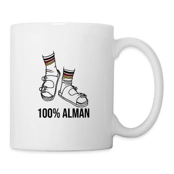 Stereotyp Deutsch Alman - Tasse - Weiß - Rechts