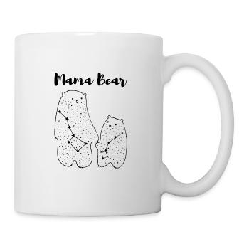 Mama Bear Geschenk Mama Mutter Muttertag Tochter S - Tasse - Weiß - Rechts