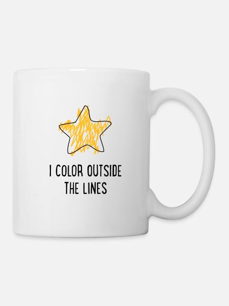 inadaptée - Mug blanc - blanc