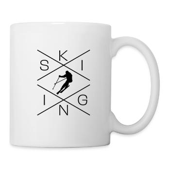 Ski - Tasse - Weiß - Rechts