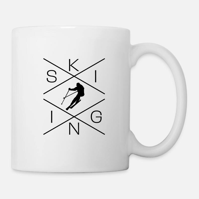 Ski - Tasse - Weiß