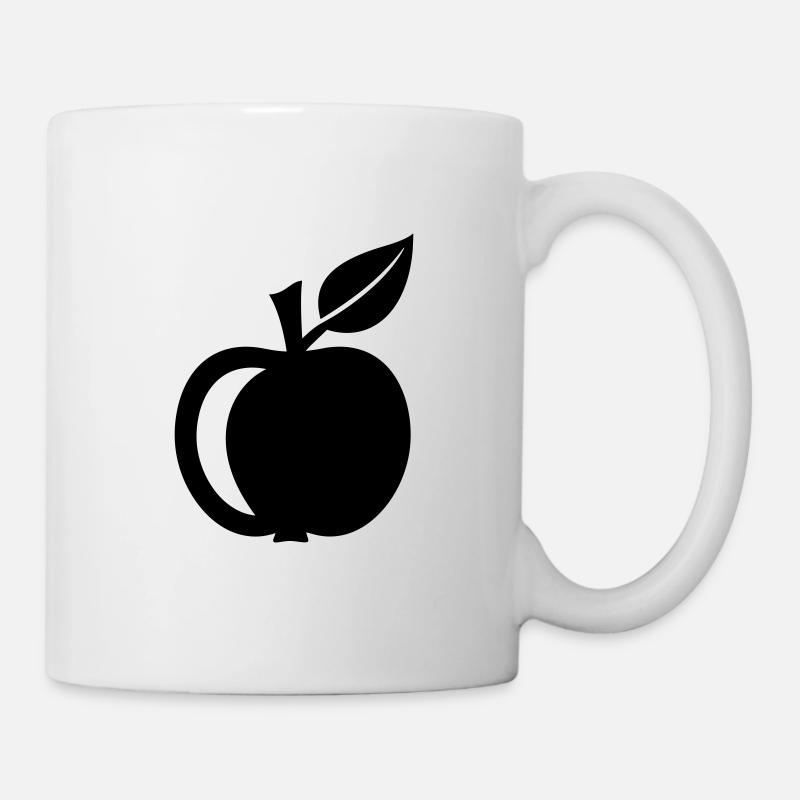 Apfel - Tasse - Weiß